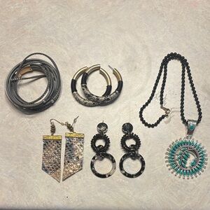 Lot of Bohemian/Western  jewelry  EUC